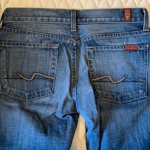 7 for All Mankind Blue Jeans